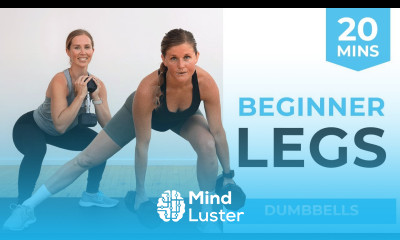 20 Minute Beginner Leg Workout At Home Dumbbells Only