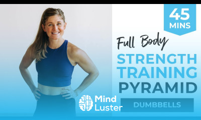 45 Minute FULL BODY Dumbbell Strength Training Intense Pyramid Workout