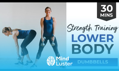 30 Minute LEG WORKOUT At Home with Dumbbells