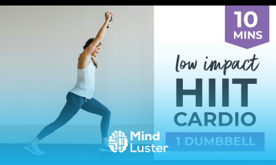 10 Minute Low Impact HIIT Cardio Workout 1 Dumbbell Workout
