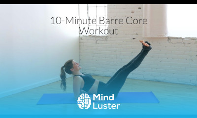 10 Minute Barre Core Workout {Butt Abs}