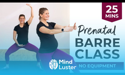25 Minute Prenatal Barre Workout No Equipment ALL Trimesters