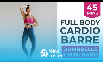 45 Minute Cardio Barre Workout Intense Barre Workout with Optional Dumbbells