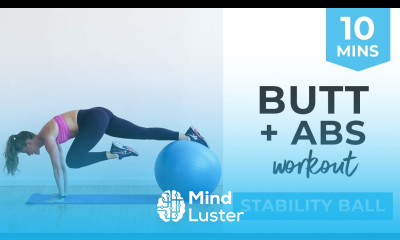 10 Minute Butt Abs Stability Ball Workout