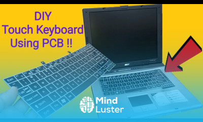 How to Make DIY Touch Keyboard for Laptop mechanical keyboard to touch keyboard conversion