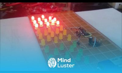 Traffic light using IC 4017