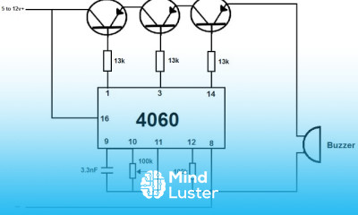 Phone ringer circuit using IC 4060