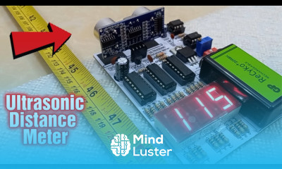 Ultrasonic Distance Meter without Microcontroller Electronic Distance Meter without arduino