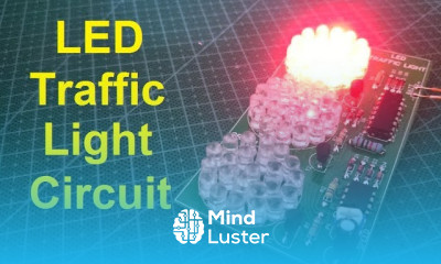 Traffic light using 4017 and 555