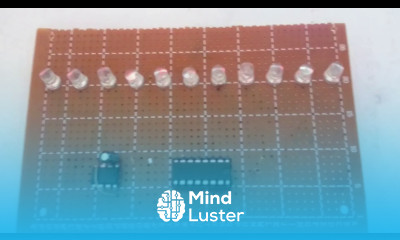 Sequential LED flasher using IC 4017 KNIGHT READER