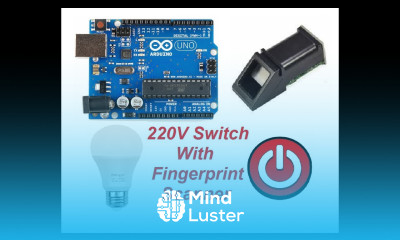 220V Switch with Fingerprint Scanner Using Arduino with code