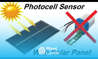 How to Make Dark Switch by using Solar Panel Photocell Sensor Automatic Night Switch