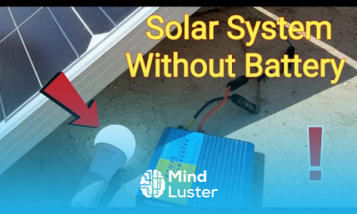 Solar Panel and Inverter Without Battery