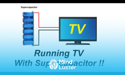 Running TV With Supercapacitor Bank