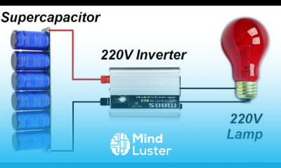 Running 220V Lamp With Supercapacitor