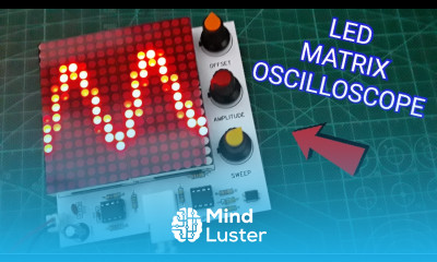 LED Matrix Oscilloscope