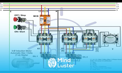 Star Delta Wiring Diagram Star Delta Connection Star Delta Starter Control Wiring