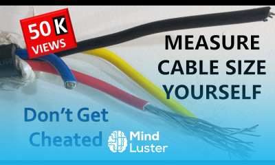 How to Measure Cable Size Manually How to identify cable size