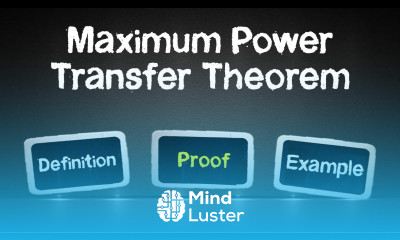 Maximum Power Transfer Theorem Example Proof