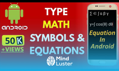 Type Math Symbols in Android Mobile Type Math Equations EASILY on Android Phone