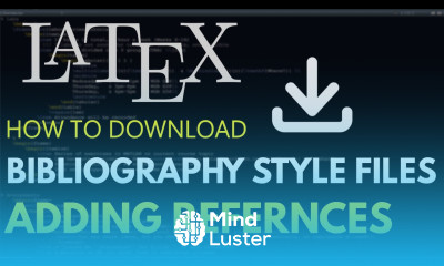 How to Generate References in LaTeX Download Bibliography Style Files IEEE Referencing in Latex