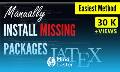 How to Manually Install Missing Packages in Latex SOLVED Latex Missing Package Miktex Win 7 8 10