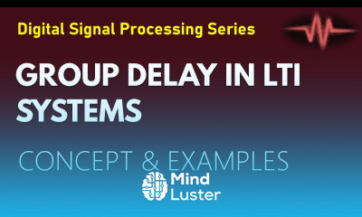 Group Delay Tutorial Solved Example