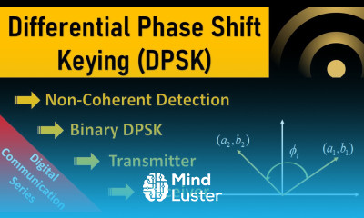 Differential Phase Shift Keying DPSK Modulation Demodulation Binary DPSK Example
