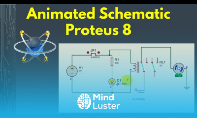 How to Make Circuit in Proteus 8 with Animated Components