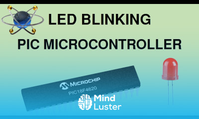 LED Blinking using PIC 16F877A Complete C code PICC Proteus Simulation