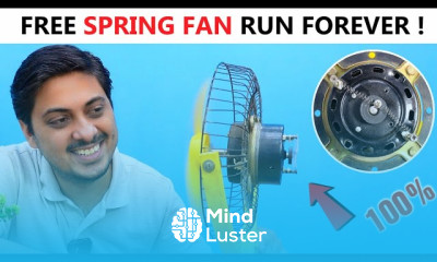 Self Running Free Energy Fan Device 100 How to make free energy fan at home