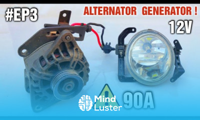 12v Alternator to Generator with cell energy Free Video Experiment