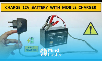 12 Volt Power Supply for 100Ah Battery Charger using Mobile Charger 220v AC to 12v DC