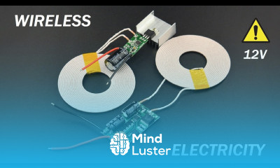 12V 3A Wireless Electricity Transmission using Magnetic Coupled Resonance Technology