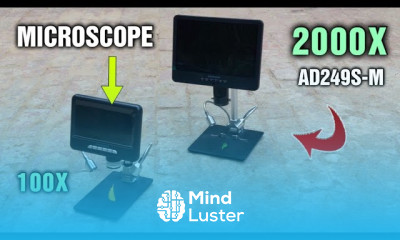 2000x Microscope AD249S M Test Comparison with AD207