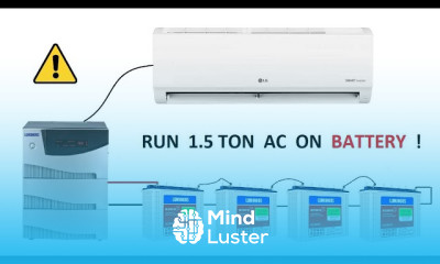 How to Run 220V 1 5 Ton AC on 4 x 12V 150Ah Battery