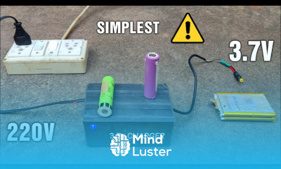 220V AC to 3 7V DC Converter for Charging 18650 Battery Lithium Ion