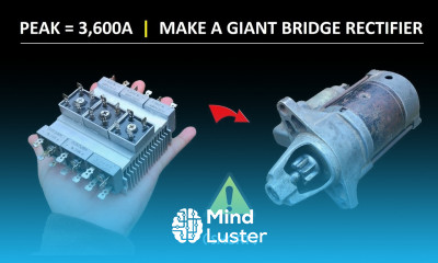 3 600 Amps Make a 400V 315A Giant Rectifier with 3 6 KA Peak Amperes DIY shorts youtubeshorts