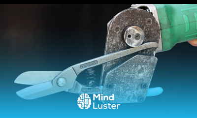 DIY Sheet Metal Cutting Tool Angle Grinder Attachment