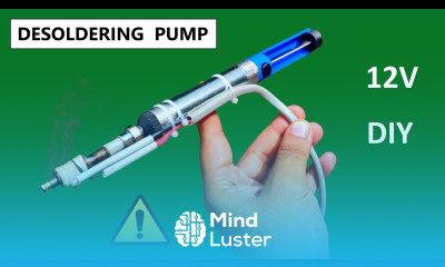 How to Make 12V 50W Electric Desoldering Pump from Manual Soldering Pump DIY