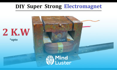 12v 2000 Watts Powerful Electromagnet using Microwave Transformer 12v to 220v DC