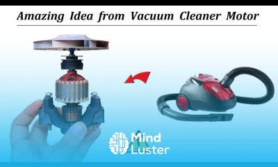 Amazing Project with 220v Vacuum Cleaner Universal Motor