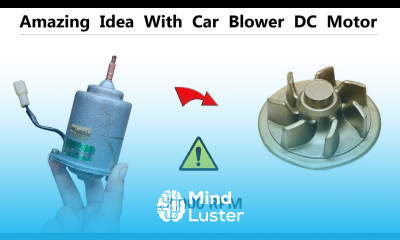 Amazing Project with 12v Car Blower DC Motor
