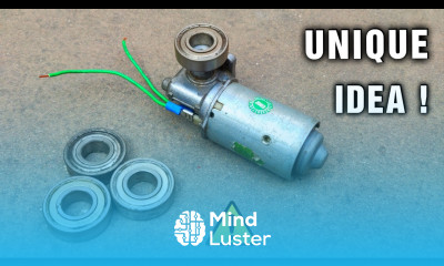 Amazing Project with 12v DC Motor Bearings