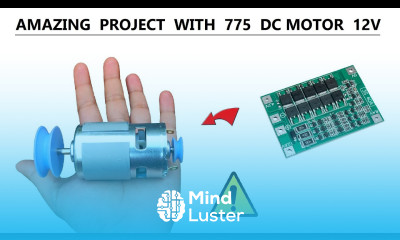 Amazing Project with 12v 775 DC Motor