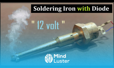 Make a 12V DC UPS Battery powered 20 Watts Soldering Iron with 60A Schottky Diode