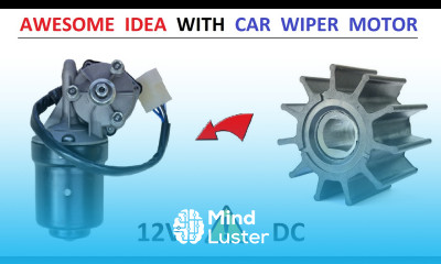 Do Not Throw Away your 12V Car Wind Shield Wiper DC Motor