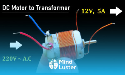 Make 220v to 12V 5 Amps Supply using DC Motor as Transformer
