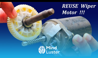 Do Not Throw Away your Car Wiper Motor 12v 8 Amps DC Motor Salvage DIY