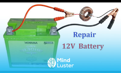 How to Repair or Restore any 12V Battery UPS Battery or Car Battery Reuse Dead Battery